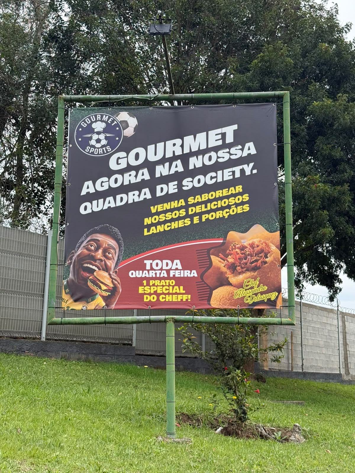 Gourmet Sports agora na quadra de society